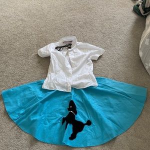 1950s poodle skirt Halloween costume